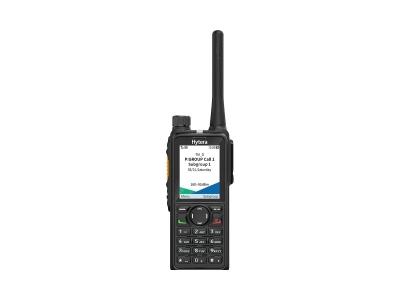 Rádio Comunicador Hytera HP786 com visor colorido e teclado completo