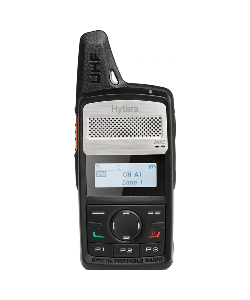 Rádio Comunicador Hytera PD366 (vista frontal)