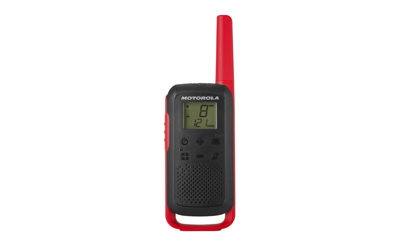 Rádio Motorola Talkabout T210BR, vista frontal