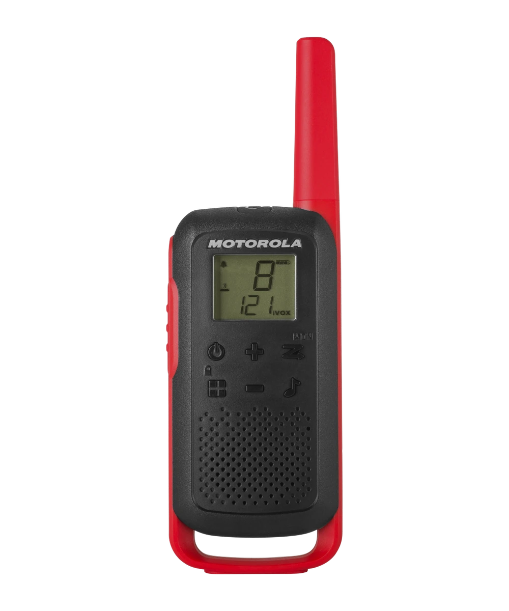 Rádio Motorola Talkabout T210BR, vista frontal