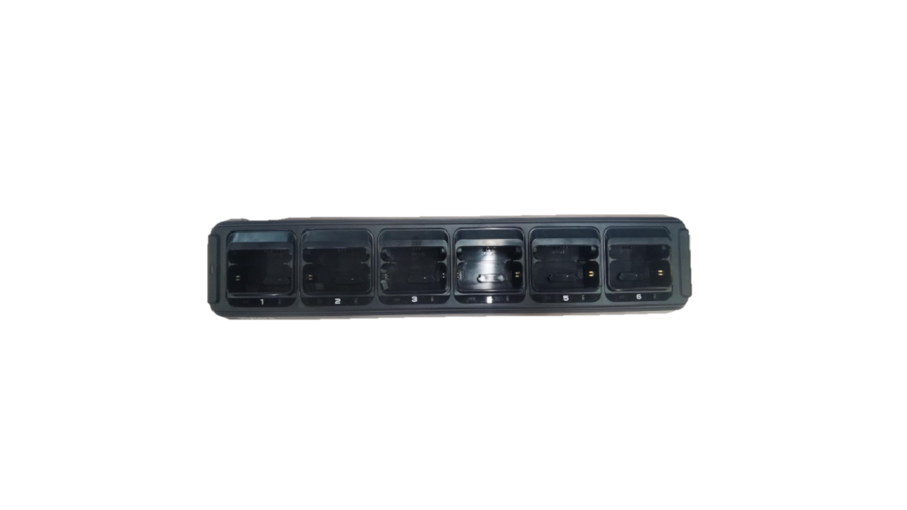 Carregador múltiplo Hytera MCL36 compatível com a câmera corporal VM690 Pro