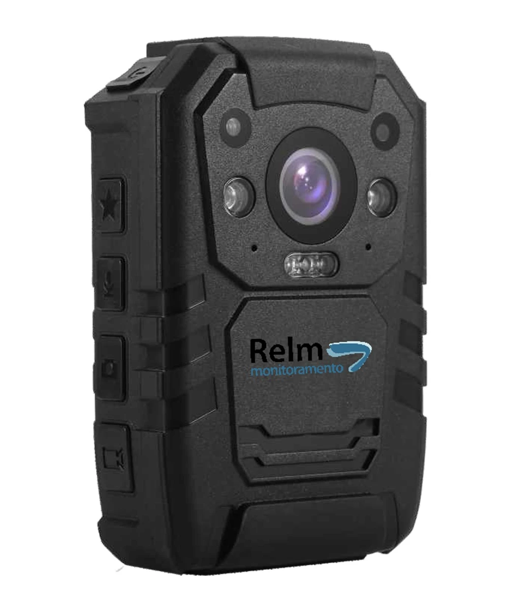 Câmera corporal Relm RC-i827R, vista oficial