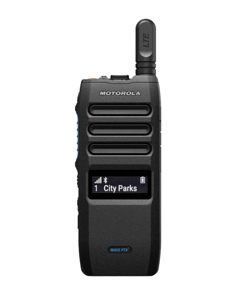 Rádio PoC Motorola TLK110 vista do equipamento