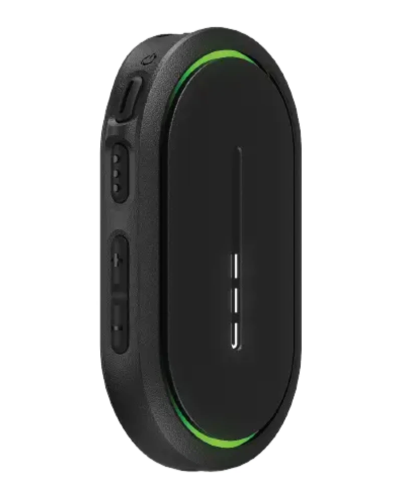 Rádio PoC vestível Motorola TLK25 vista do equipamento